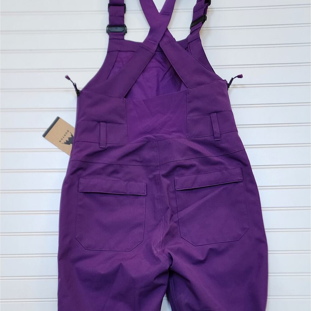 NWT Burton Women's Avalon Bib Snow Snowboard Ski Pants Size S Imperial Purple - Picture 6 of 16